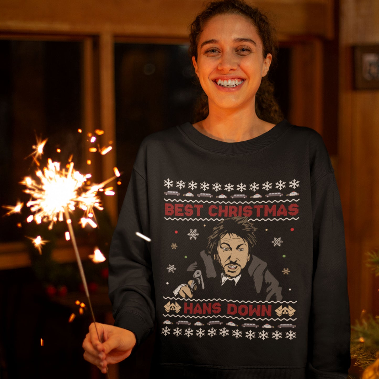 Best Christmas Hans Down Sweatshirt