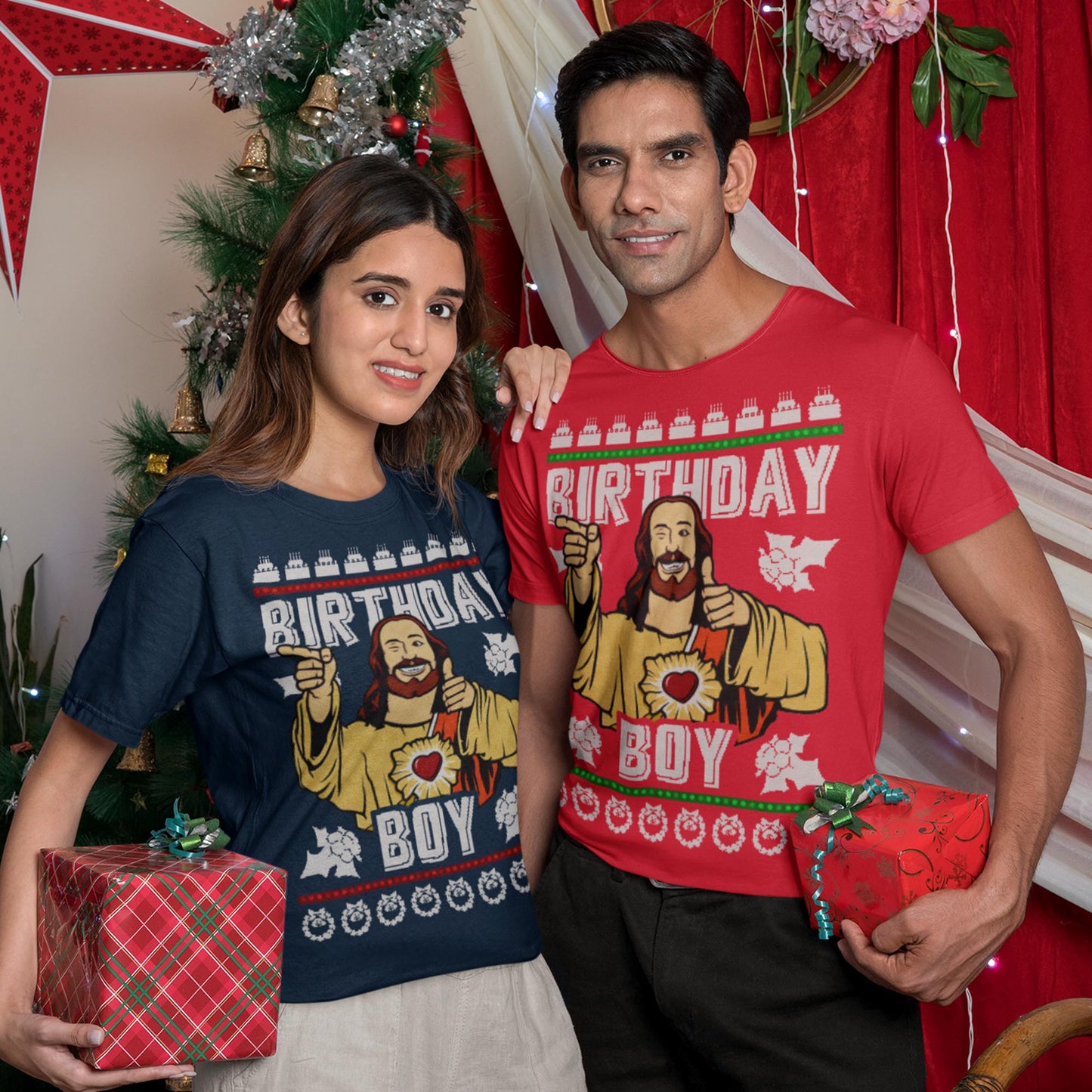 Jesus Birthday Boy Christmas T-Shirt