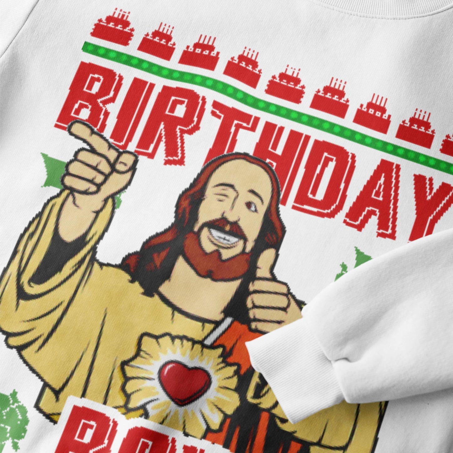 Jesus Birthday Boy Christmas Sweatshirt
