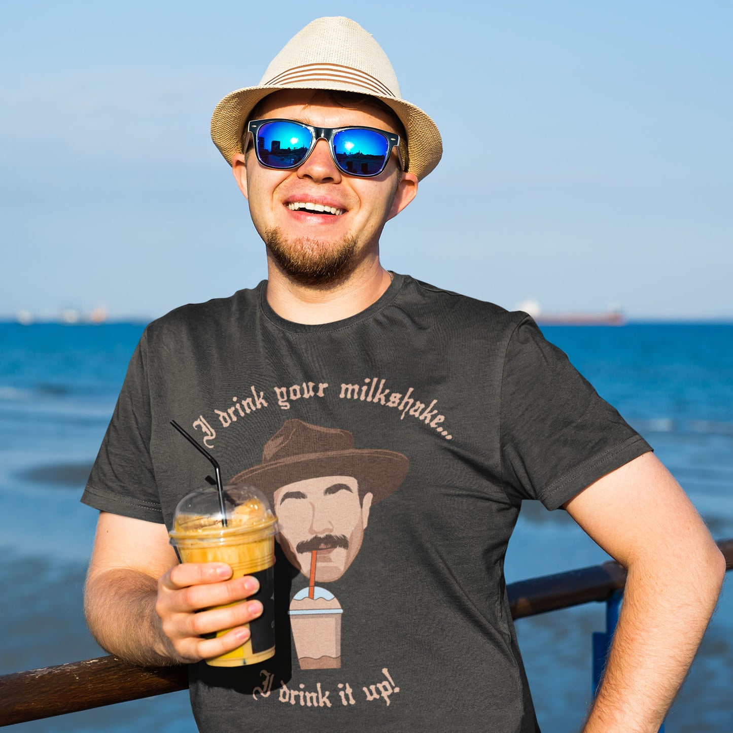 I Drink Your Milkshake... I Drink It Up Unisex T-Shirt