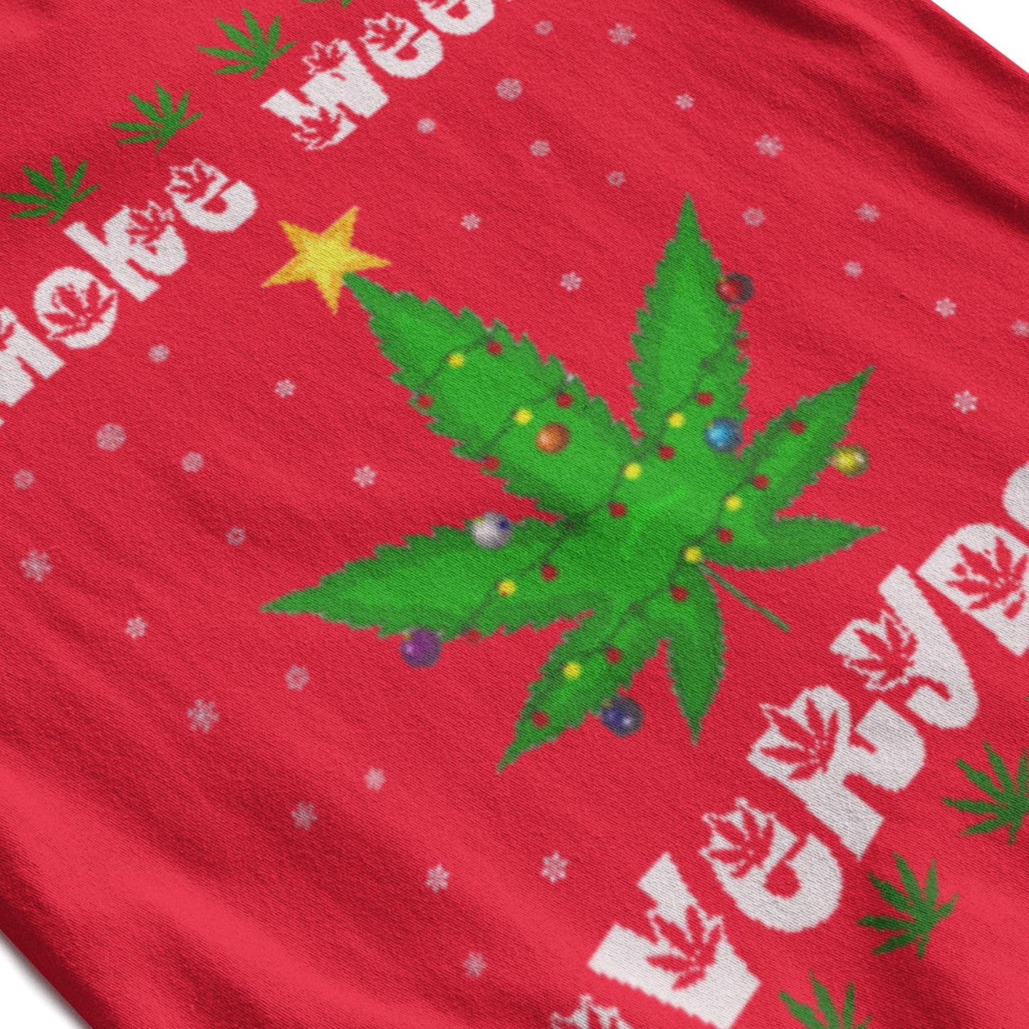 Smoke Weed Every Day Christmas T-Shirt