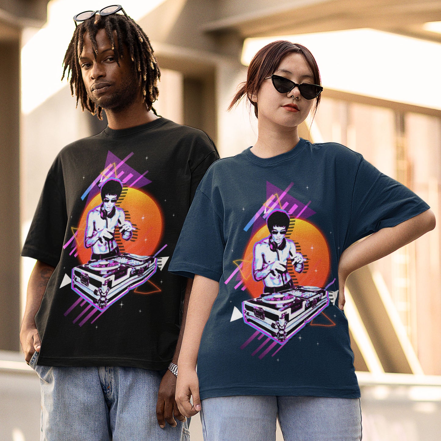 DJ Bruce Retro Unisex T-Shirt