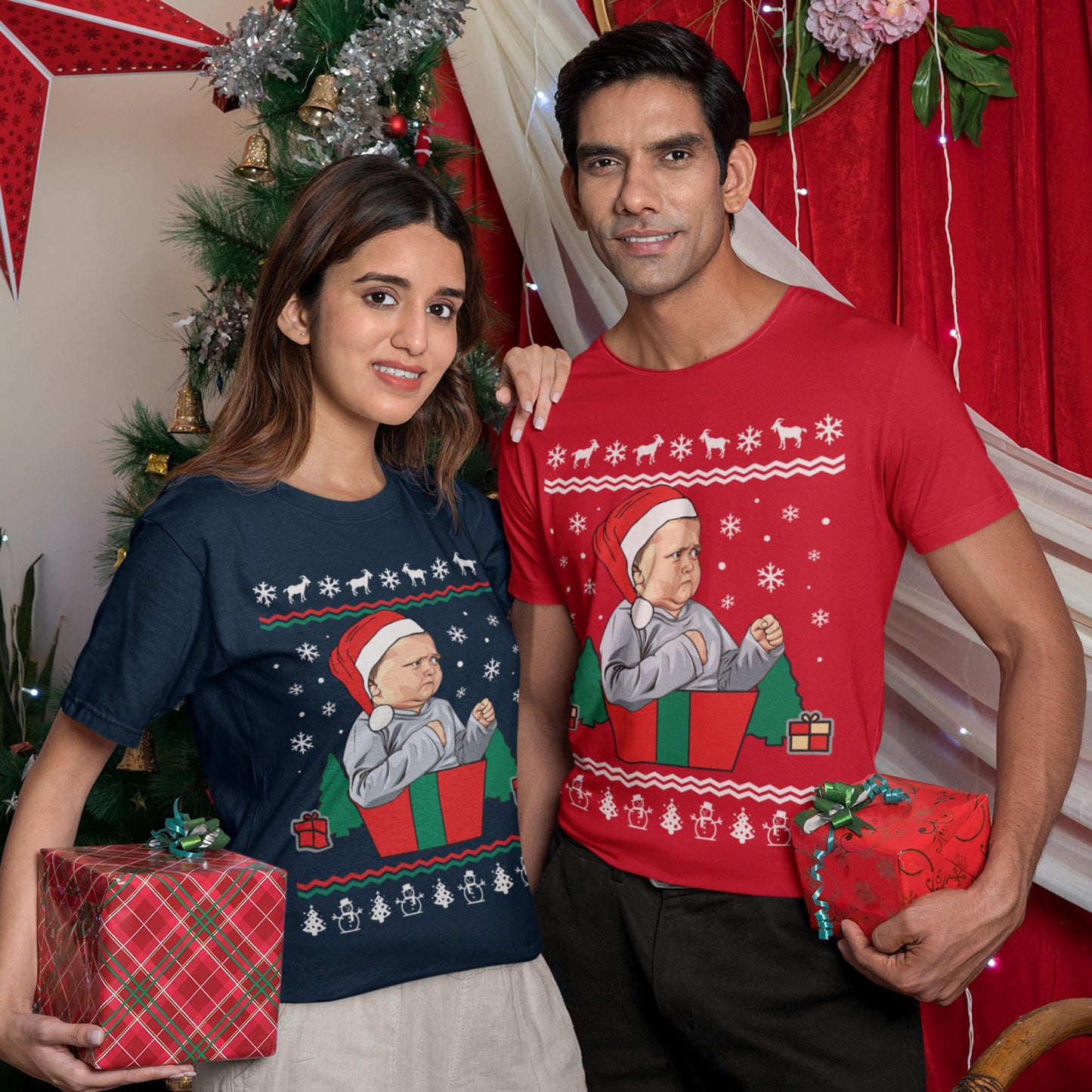 Fighting Hasbulla Christmas T-Shirt