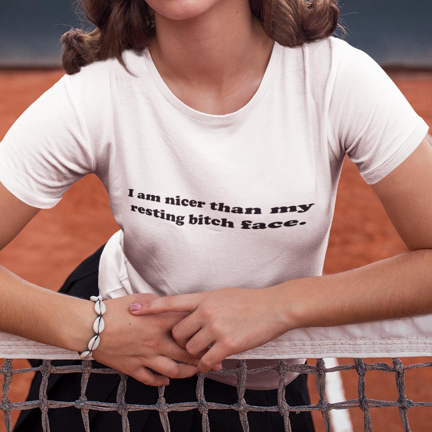 I Am Nicer Than My Resting Bitch Face Unisex T-Shirt