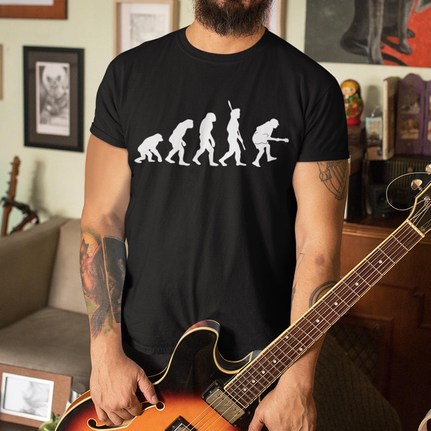 The Evolution Of Rock Unisex T-Shirt