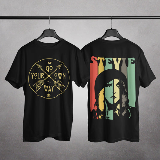 Go Your Own Way Unisex Front & Back T-Shirt