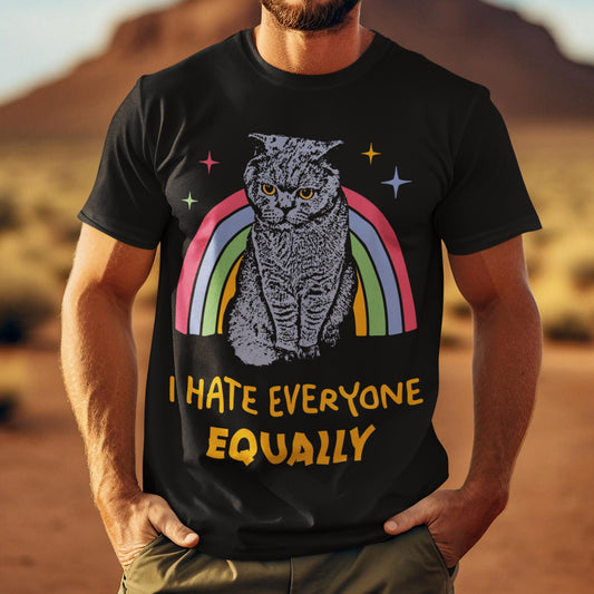 I Hate Everyone Equally Unisex T-Shirt