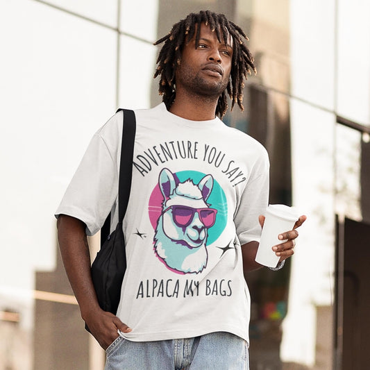Adventure You Say? Alpaca My Bags Unisex T-Shirt