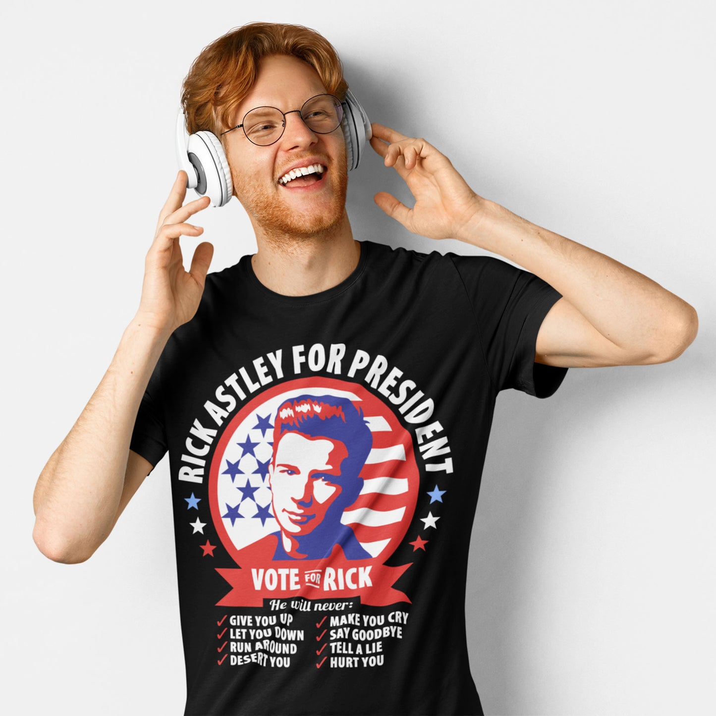 Rick Astley For President Unisex T-Shirt