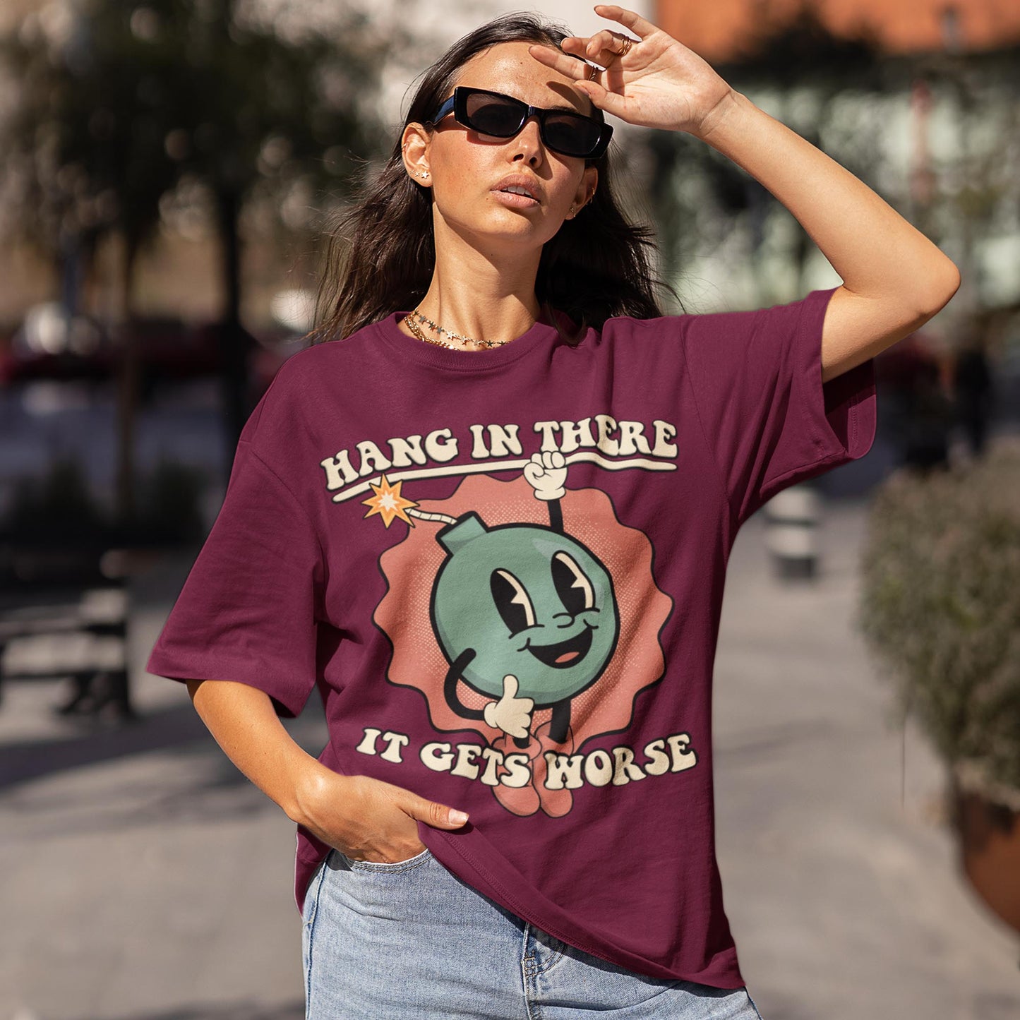 Hang In There It Gets Worse Unisex T-Shirt