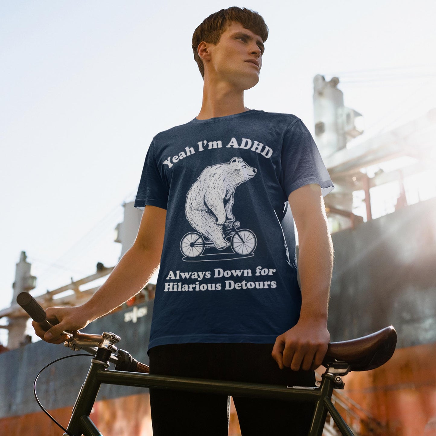 Yeah I'm ADHD - Always Down For Hilarious Detours Unisex T-Shirt