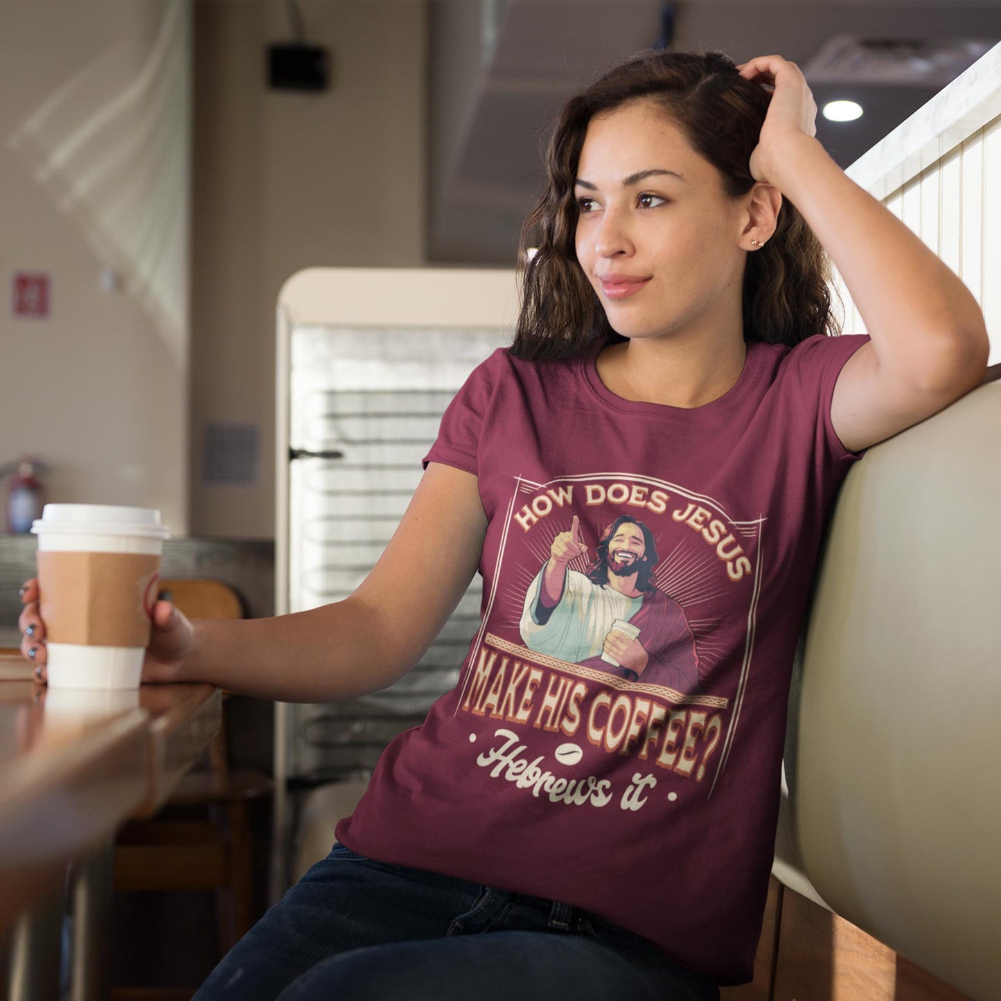 How Does Jesus Make His Coffee? Hebrews It Unisex T-Shirt