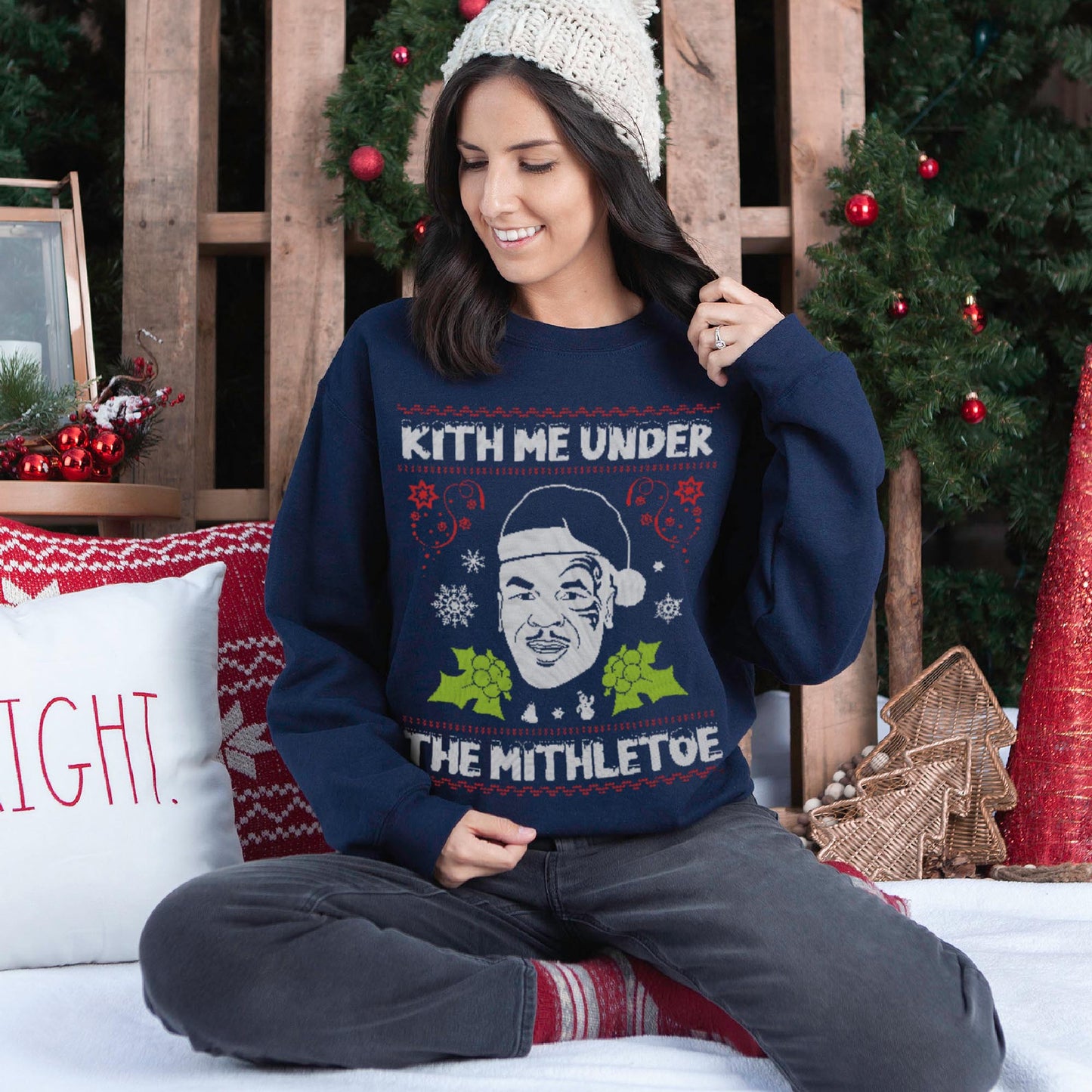 Kith Me Under The Mithletoe Christmas Sweatshirt