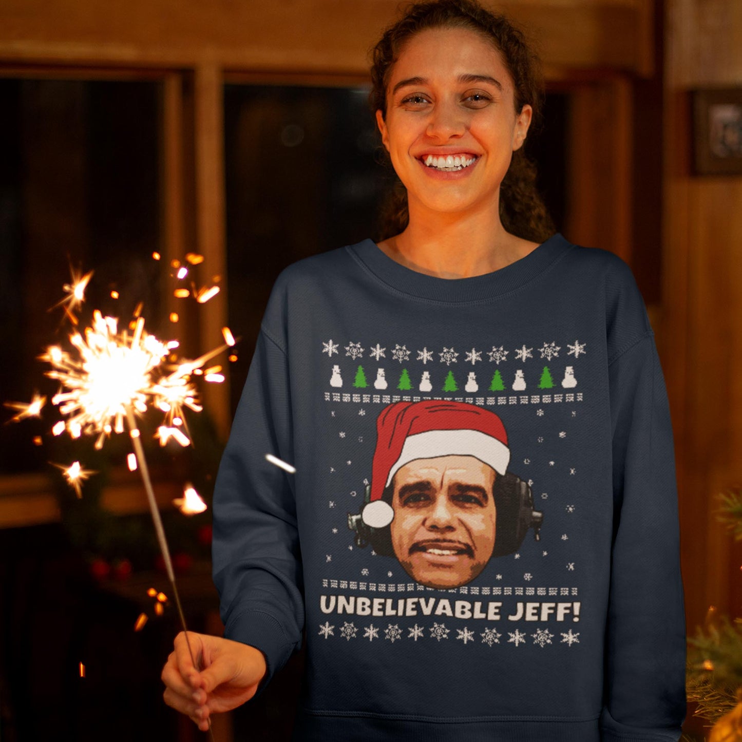 Unbelievable Jeff Christmas Sweatshirt