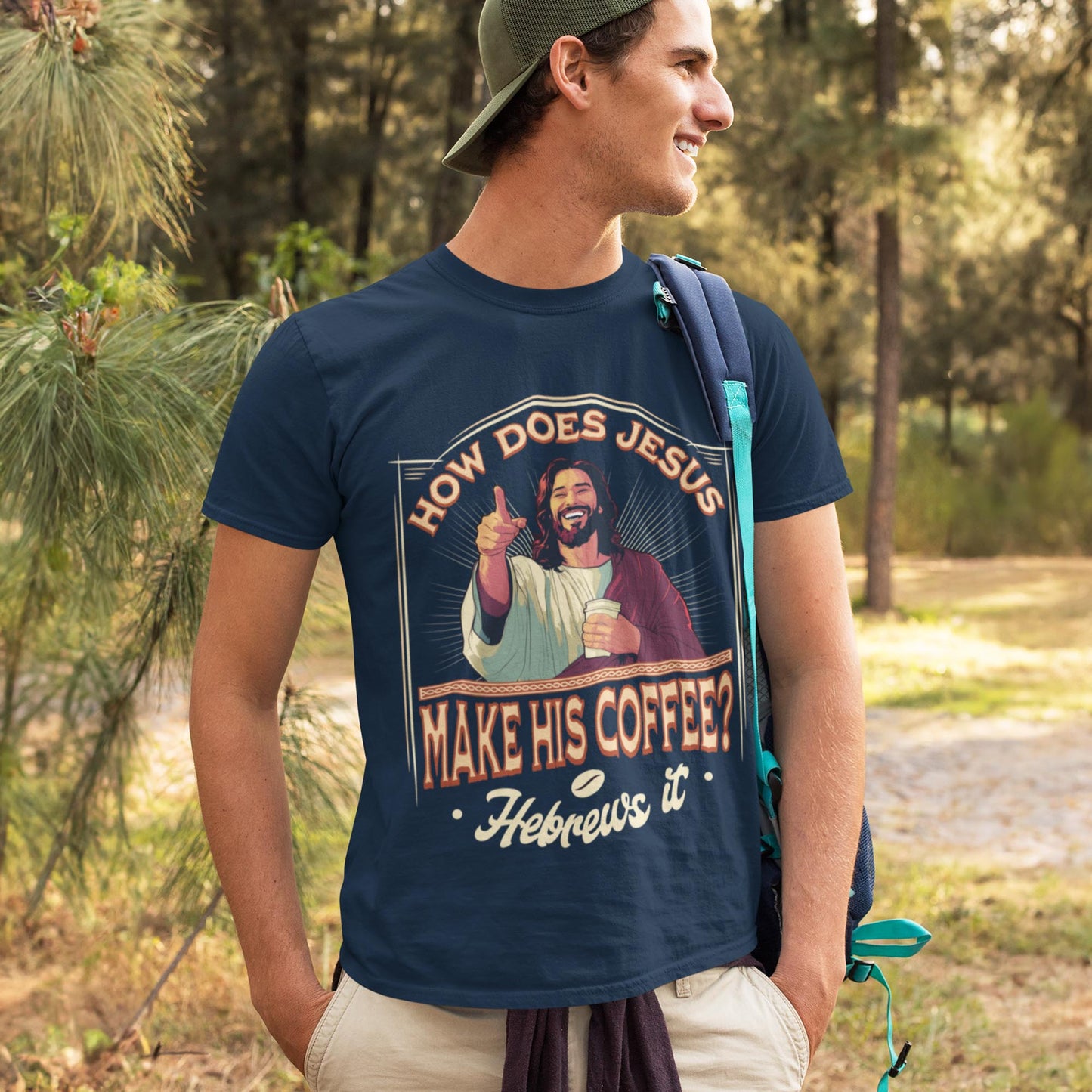 How Does Jesus Make His Coffee? Hebrews It Unisex T-Shirt
