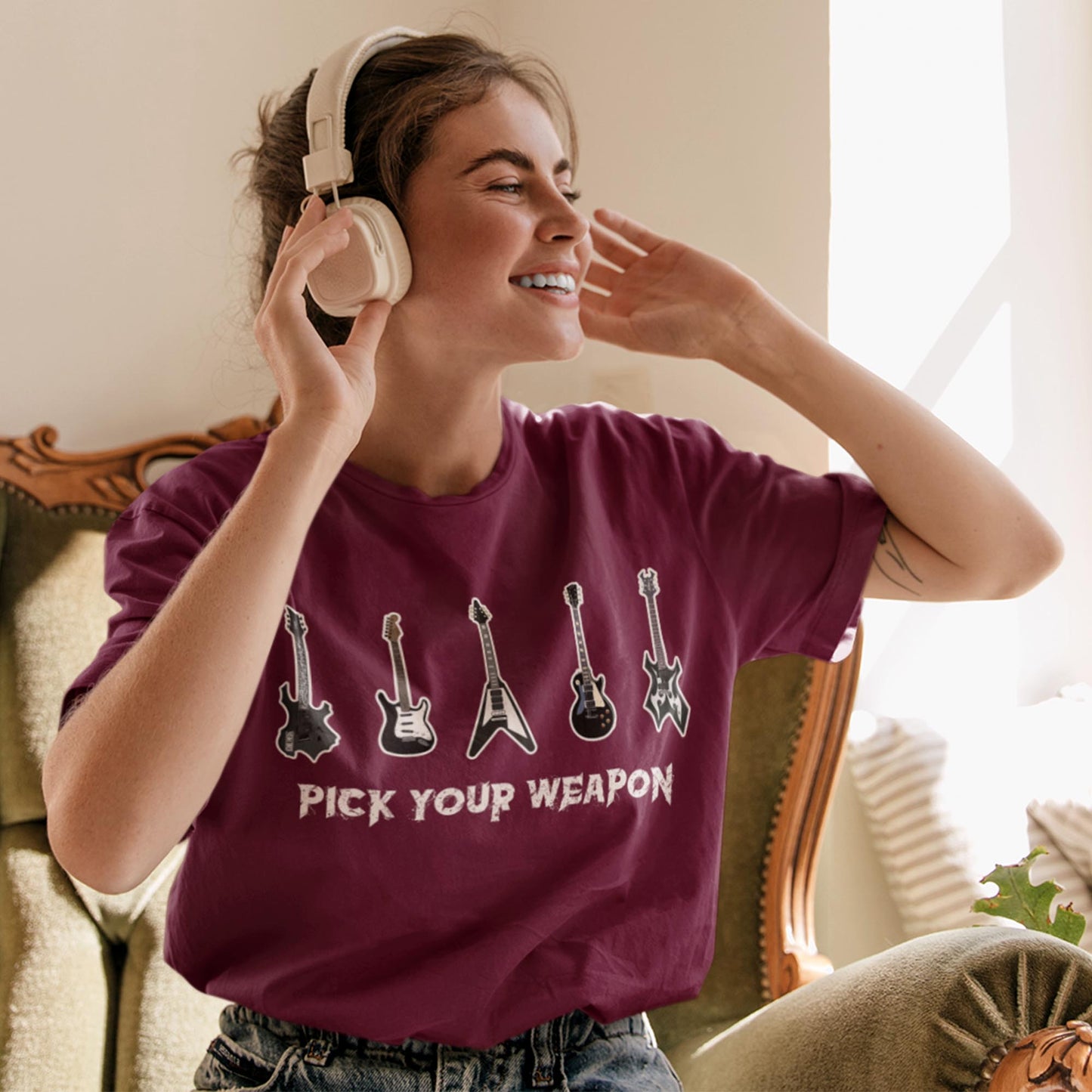 Pick Your Weapon Unisex T-Shirt