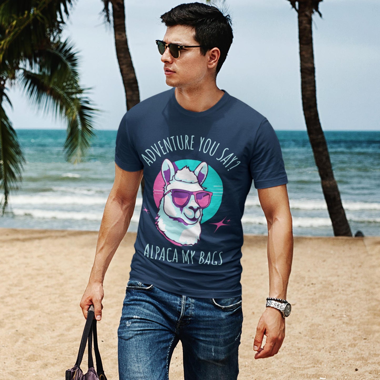 Adventure You Say? Alpaca My Bags Unisex T-Shirt