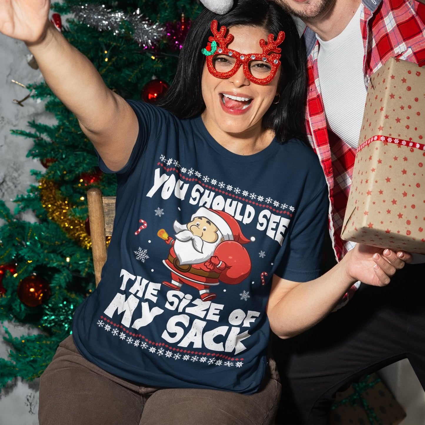 You Should See The Size Of My Sack Christmas T-Shirt