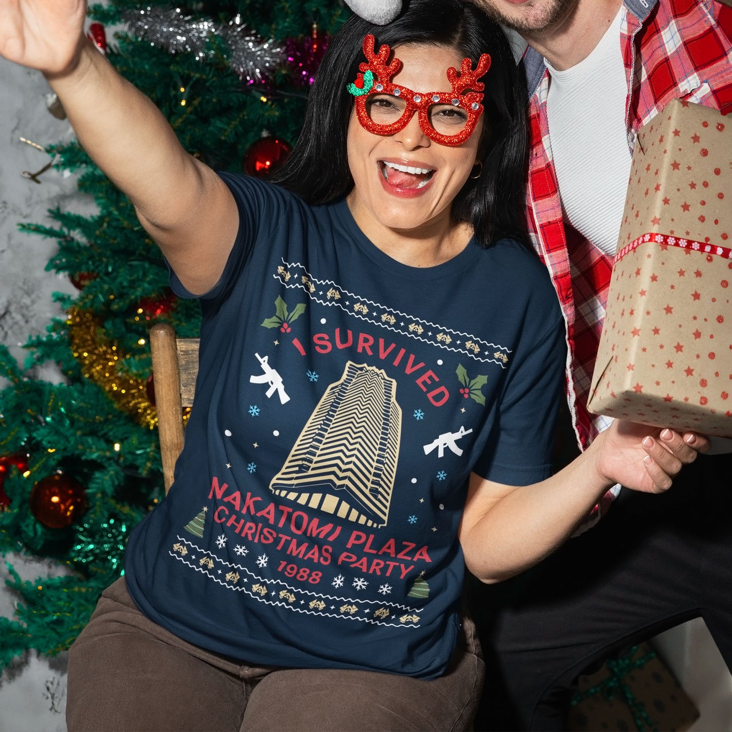 I Survived Nakatomi Plaza Christmas Party T-Shirt