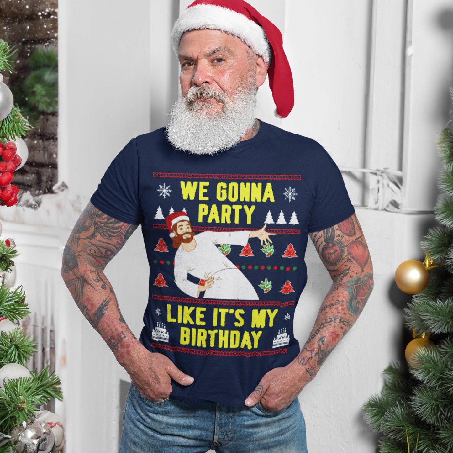 We Gonna Party Like It's My Birthday Christmas T-Shirt
