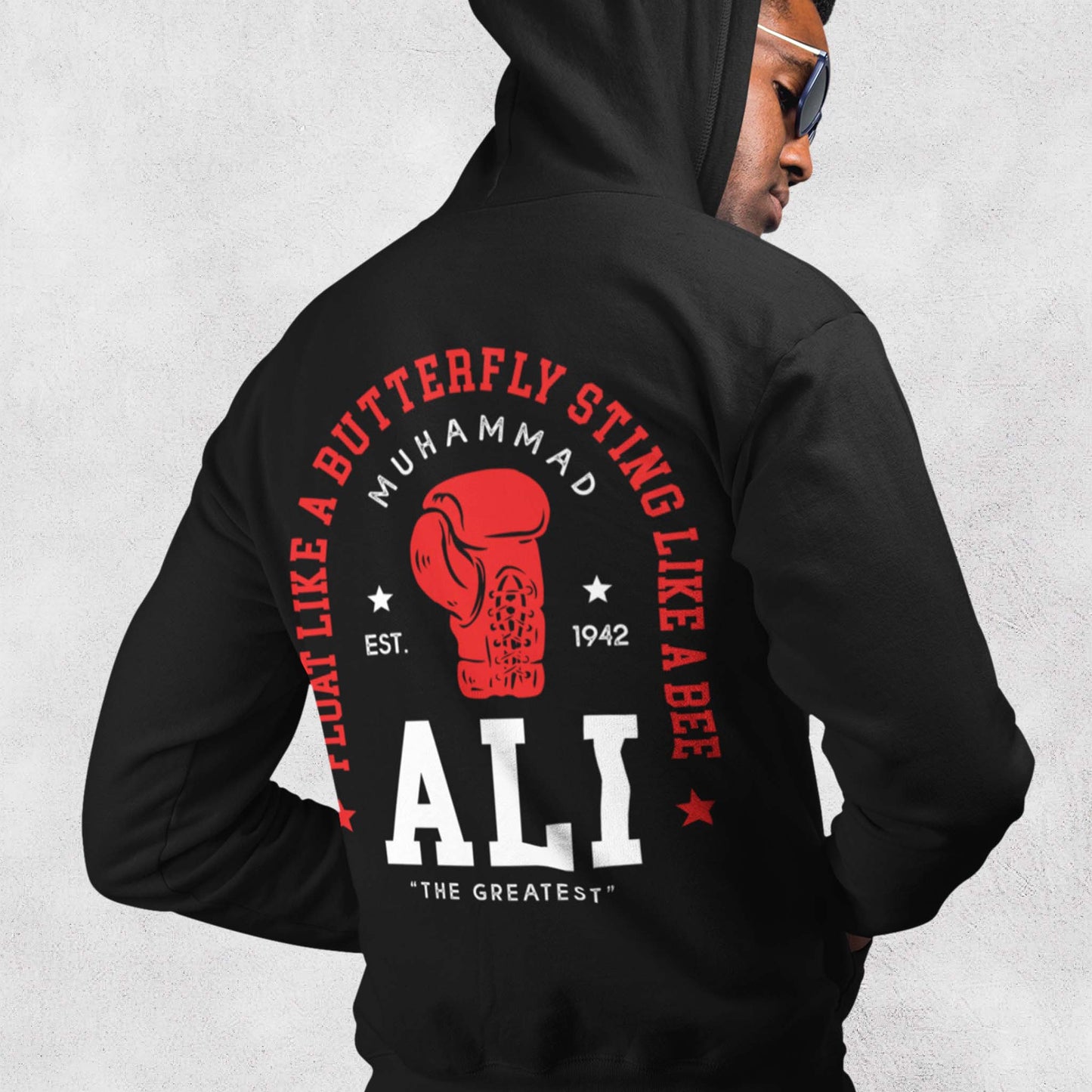 Muhammad Ali Front & Back Unisex Hoodie