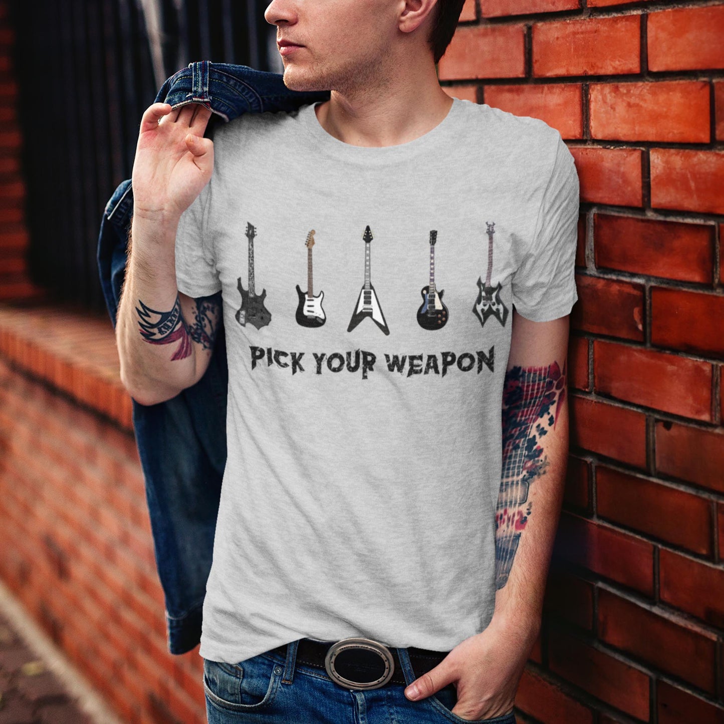 Pick Your Weapon Unisex T-Shirt