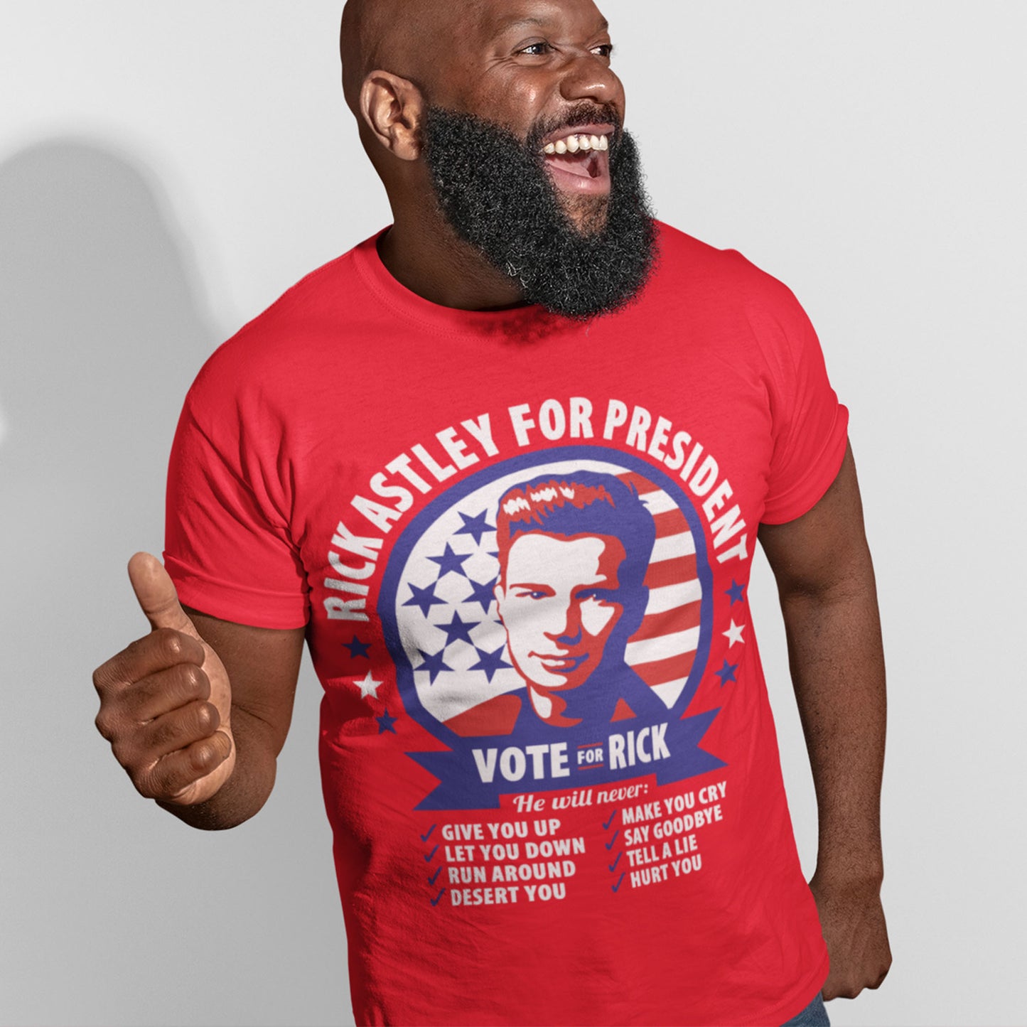 Rick Astley For President Unisex T-Shirt