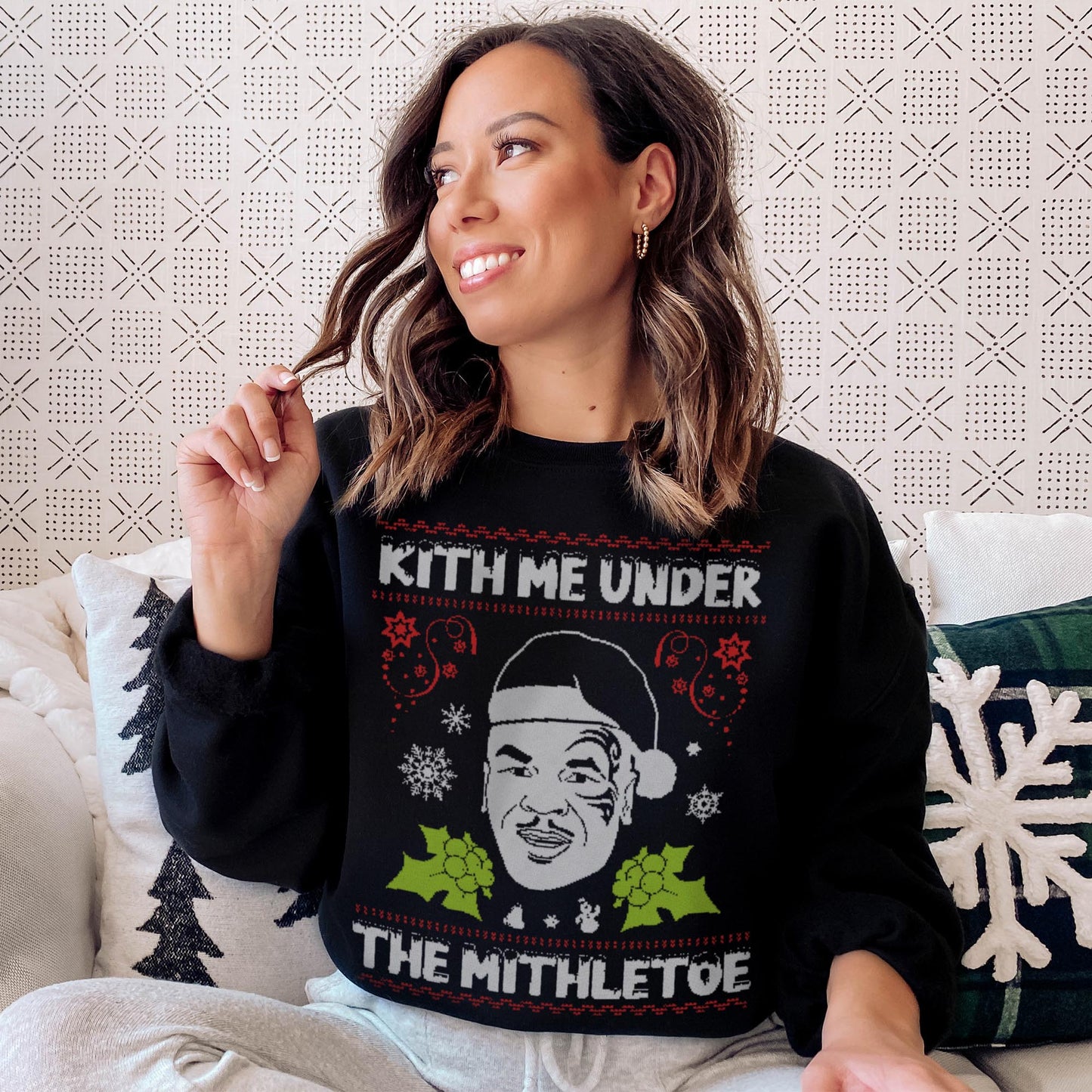 Kith Me Under The Mithletoe Christmas Sweatshirt