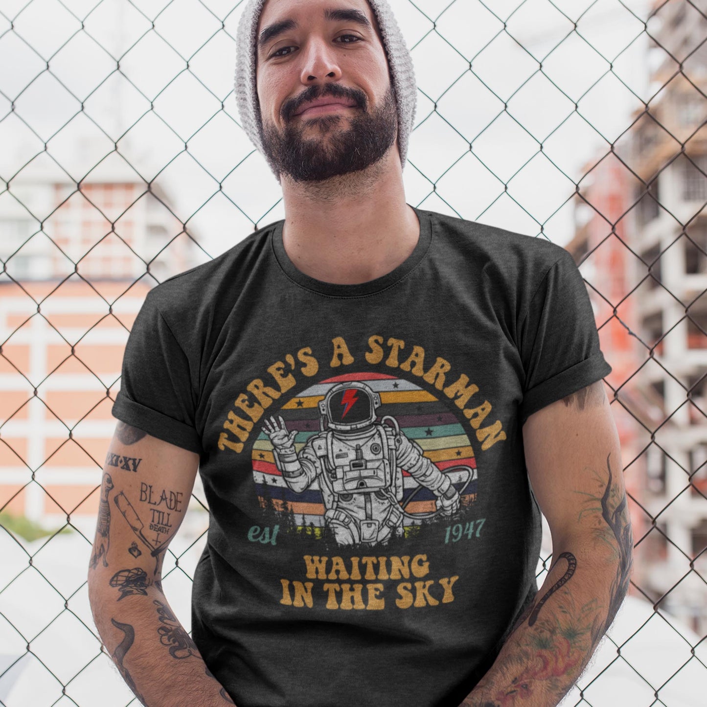 There's A Starman Waiting In The Sky Unisex T-Shirt