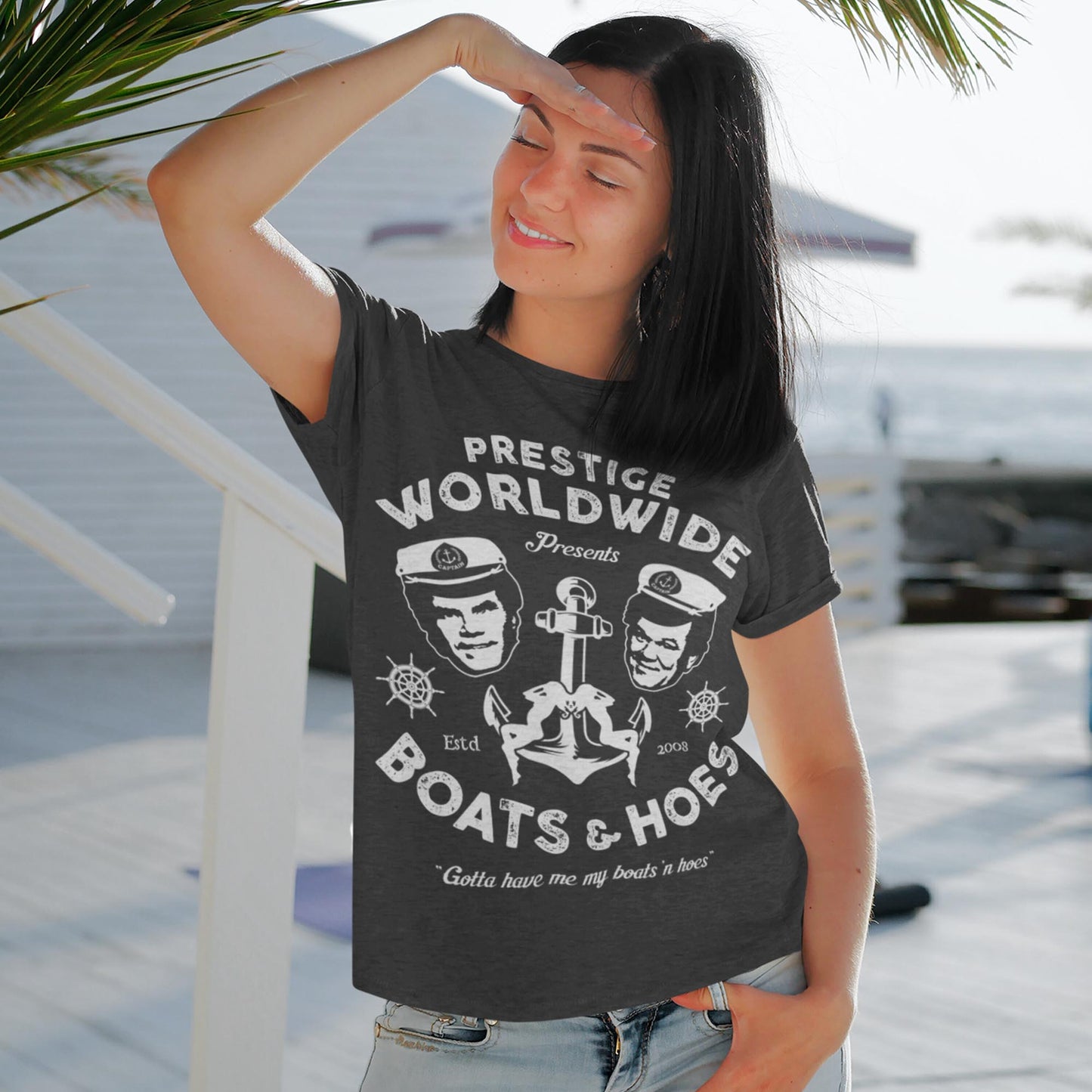 Prestige Worldwide Presents Boats & Hoes Unisex T-Shirt