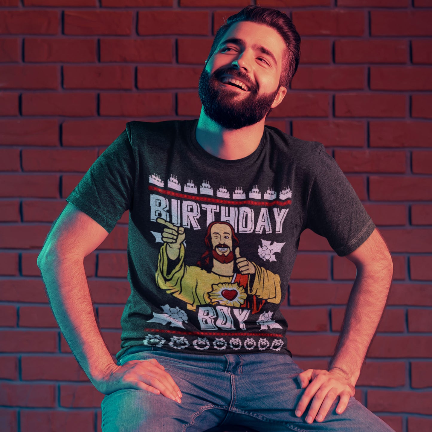 Jesus Birthday Boy Christmas T-Shirt