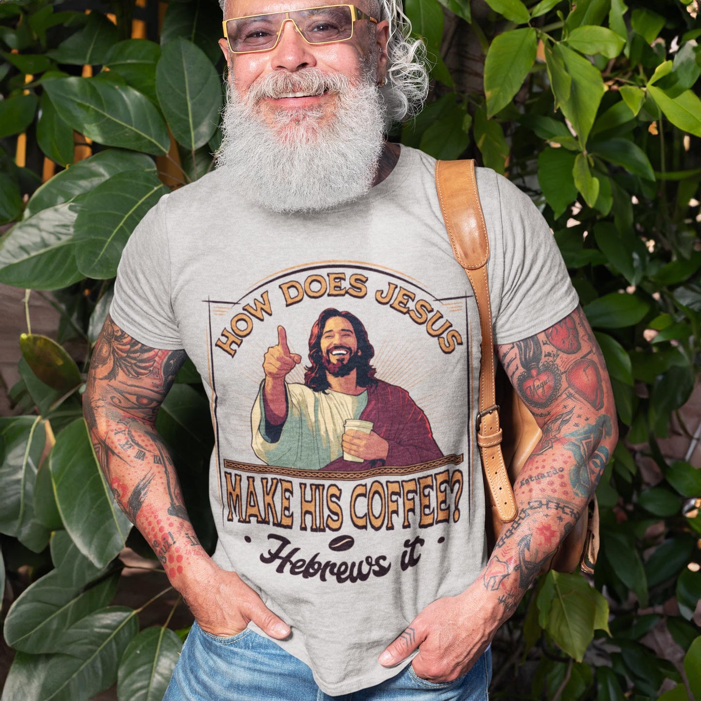 How Does Jesus Make His Coffee? Hebrews It Unisex T-Shirt