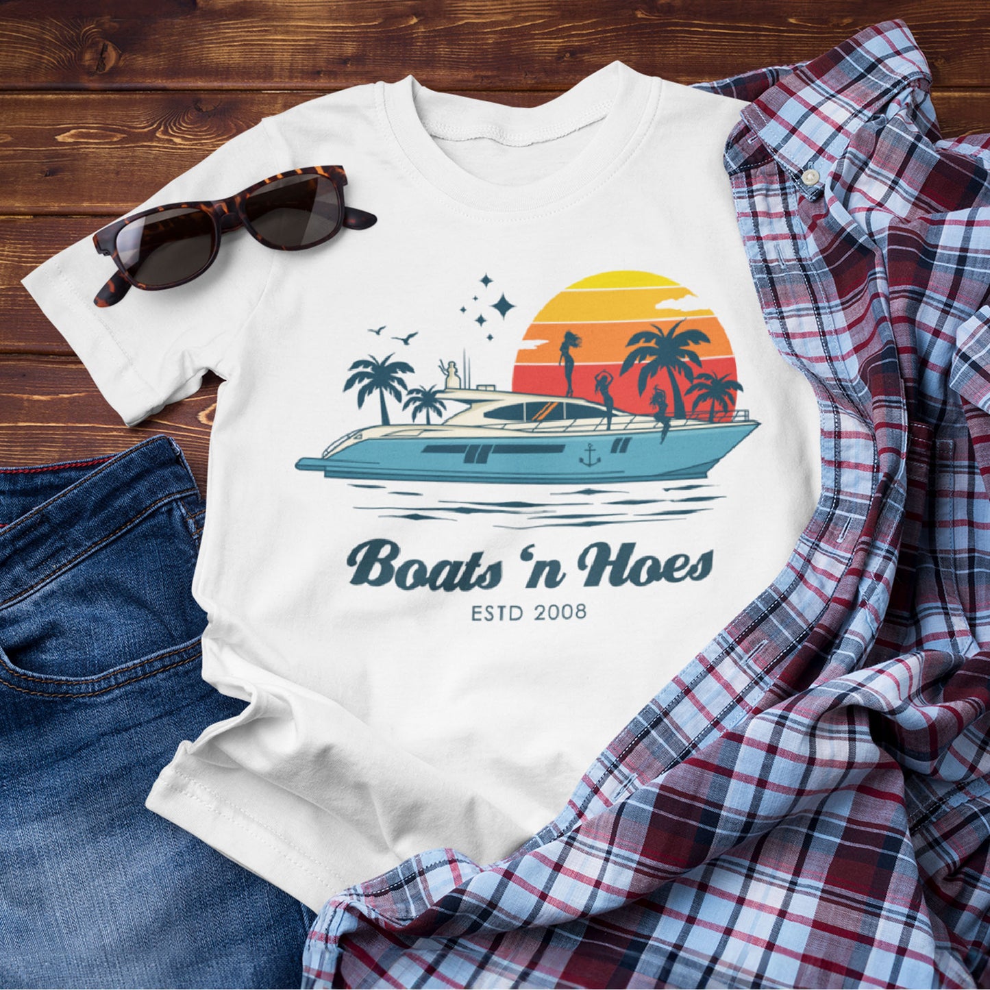 Boats 'n Hoes Step Brothers Unisex T-Shirt