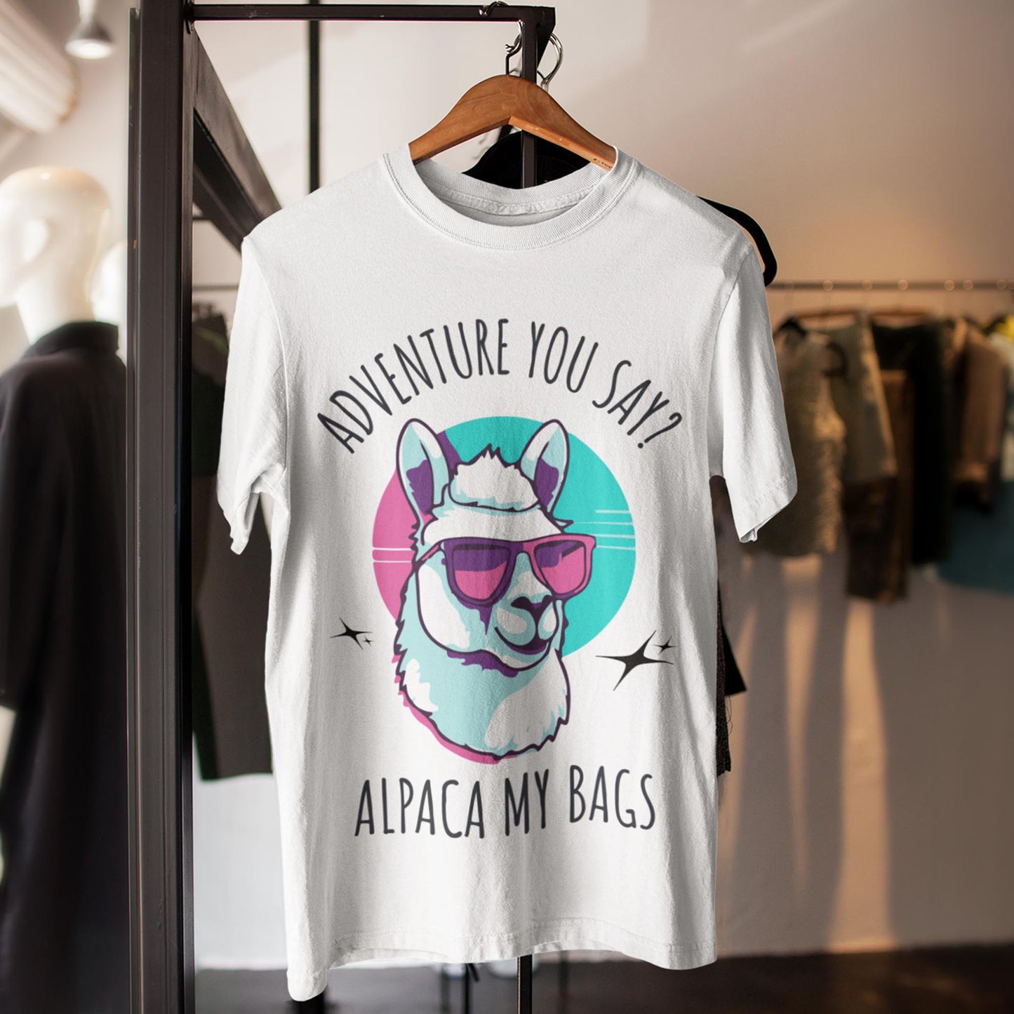Adventure You Say? Alpaca My Bags Unisex T-Shirt