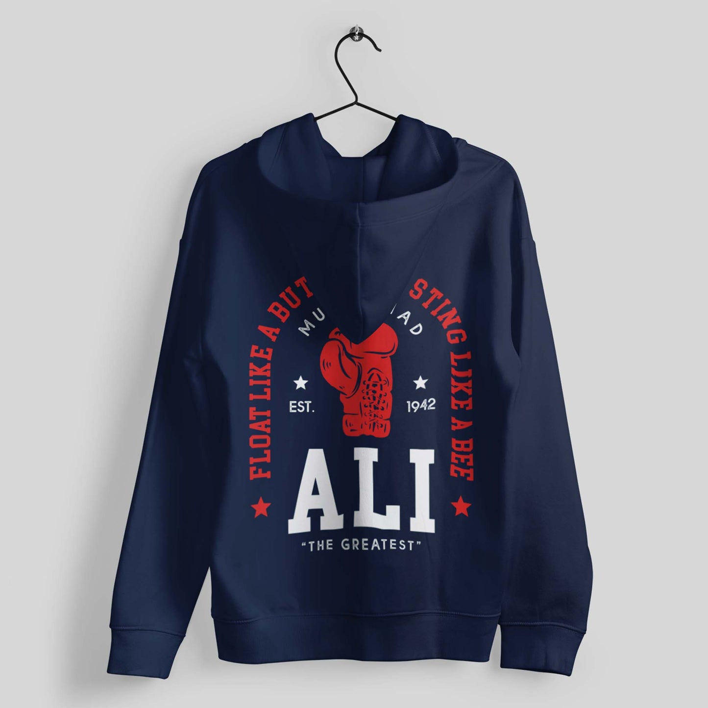 Muhammad Ali Front & Back Unisex Hoodie