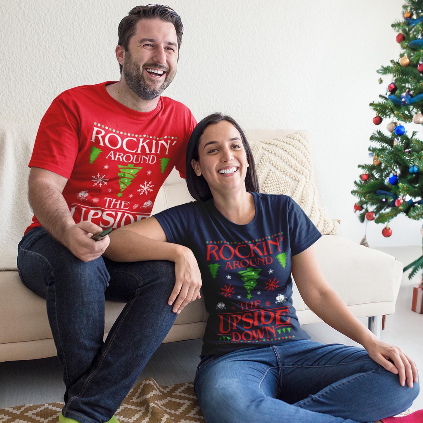 Rockin' Around The Upside Down Christmas T-Shirt