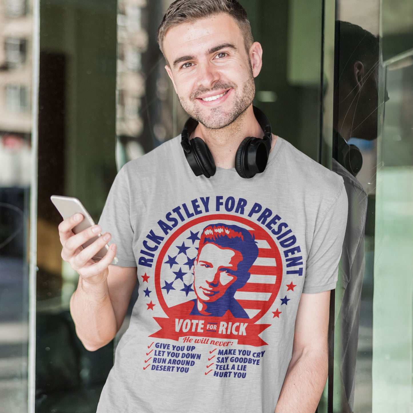 Rick Astley For President Unisex T-Shirt