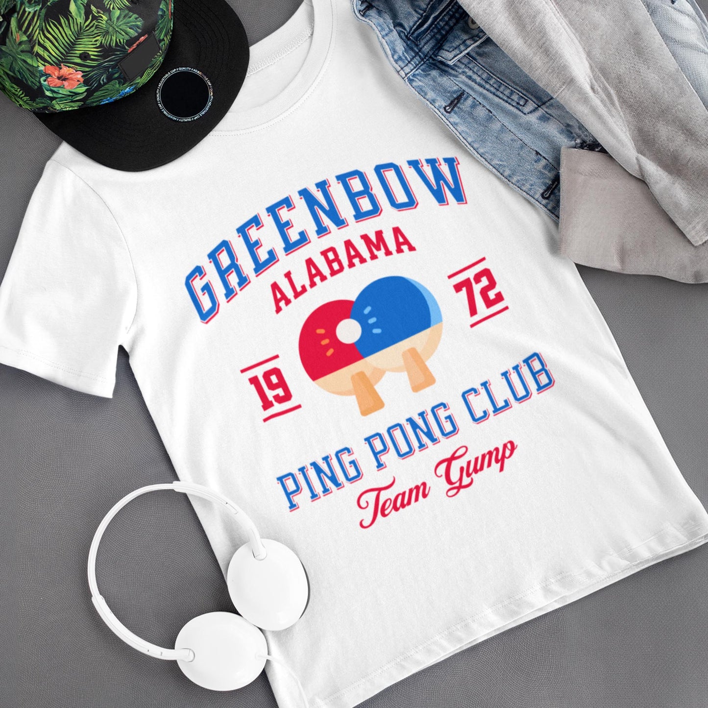 Greenbow Alabama Ping Pong Club Unisex T-Shirt