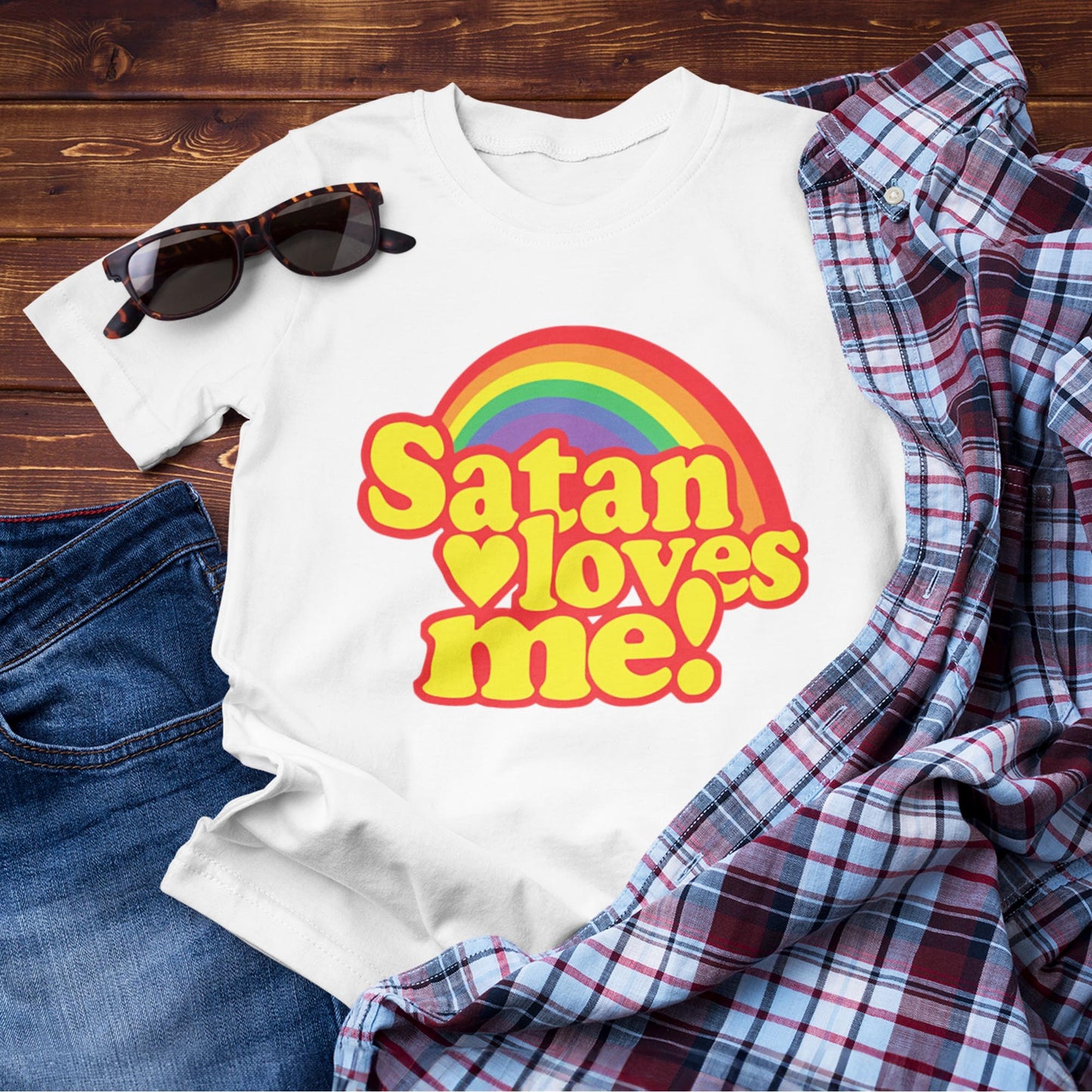 Satan Loves Me! Unisex T-Shirt