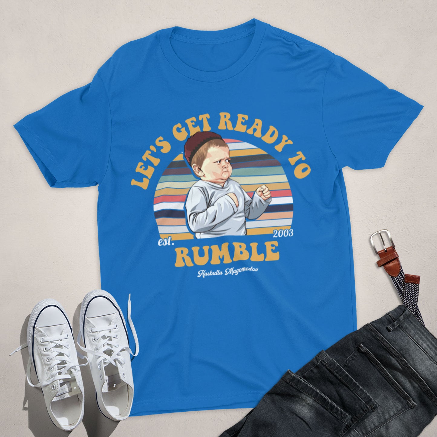 Hasbulla Rumble Retro Unisex T-Shirt
