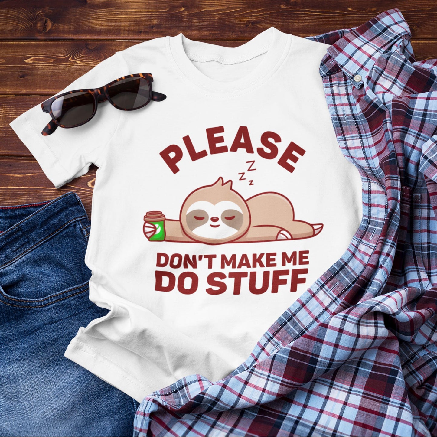 Please Don't Make Me Do Stuff Unisex T-Shirt