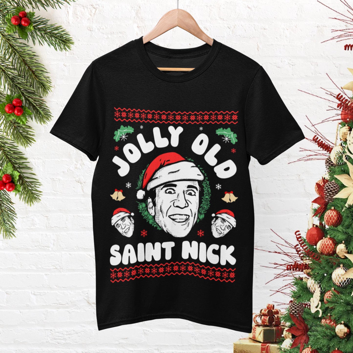 Jolly Old Saint Nick Christmas T-Shirt
