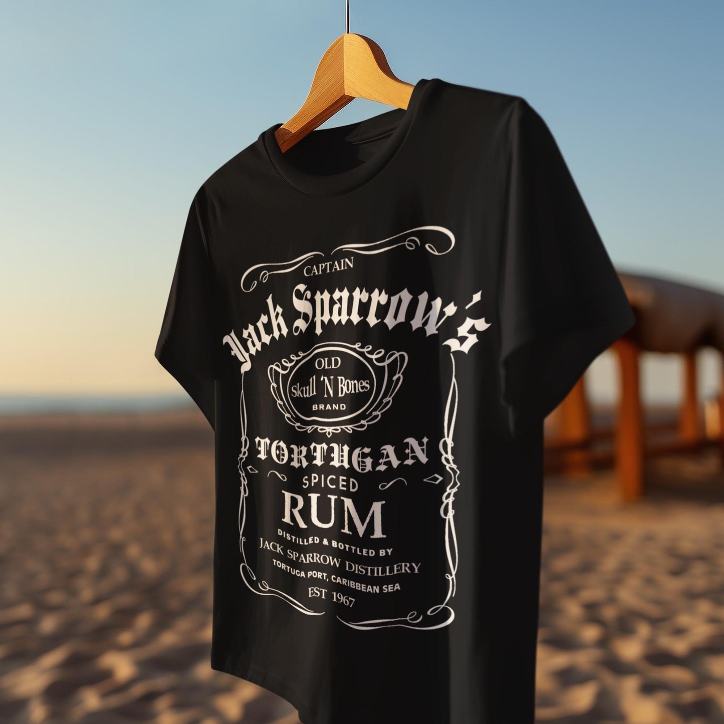 Captain Jack Sparrow's Tortugan Spiced Rum Unisex T-Shirt