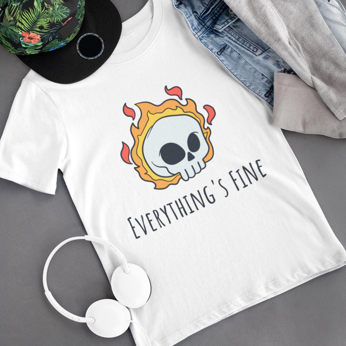 Everything's Fine Unisex T-Shirt