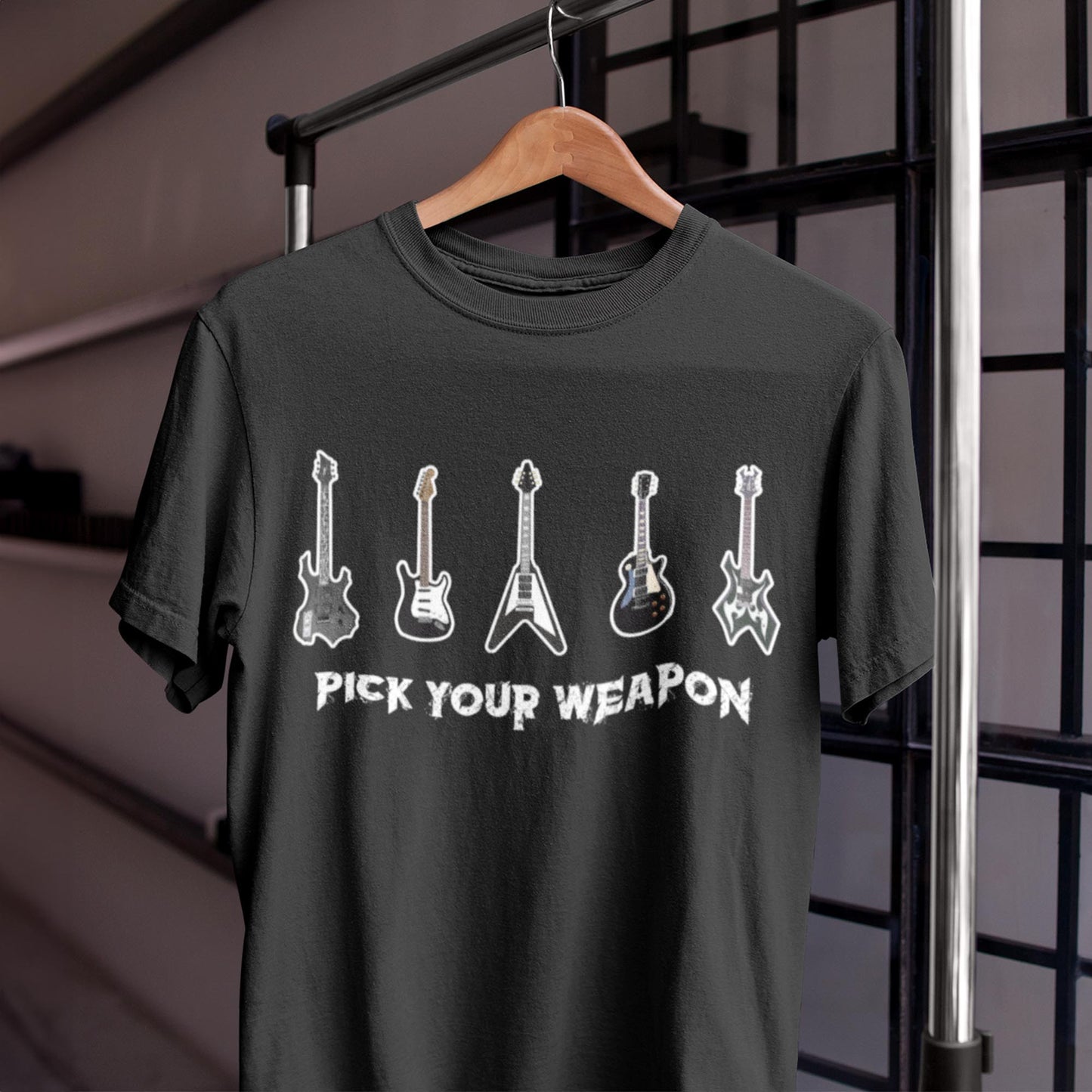 Pick Your Weapon Unisex T-Shirt