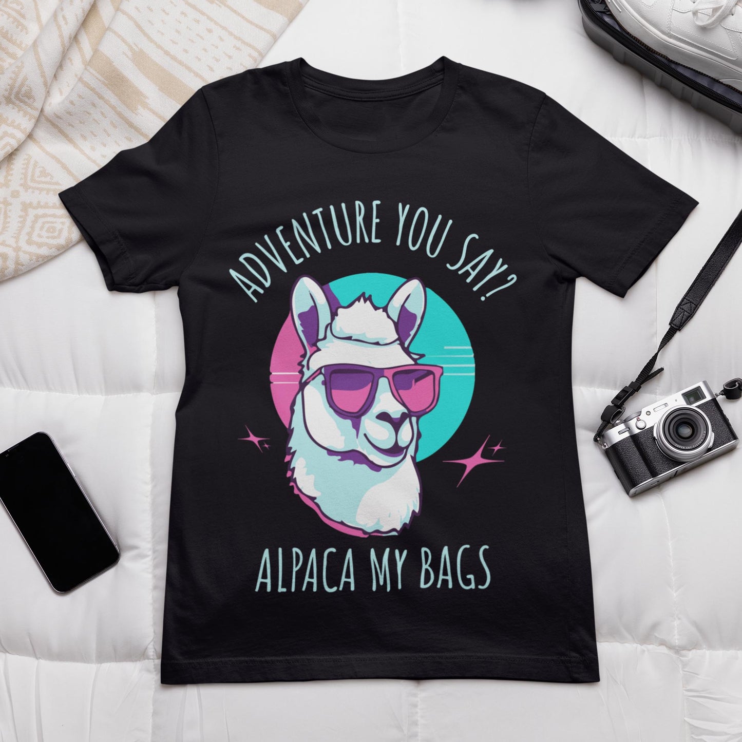 Adventure You Say? Alpaca My Bags Unisex T-Shirt