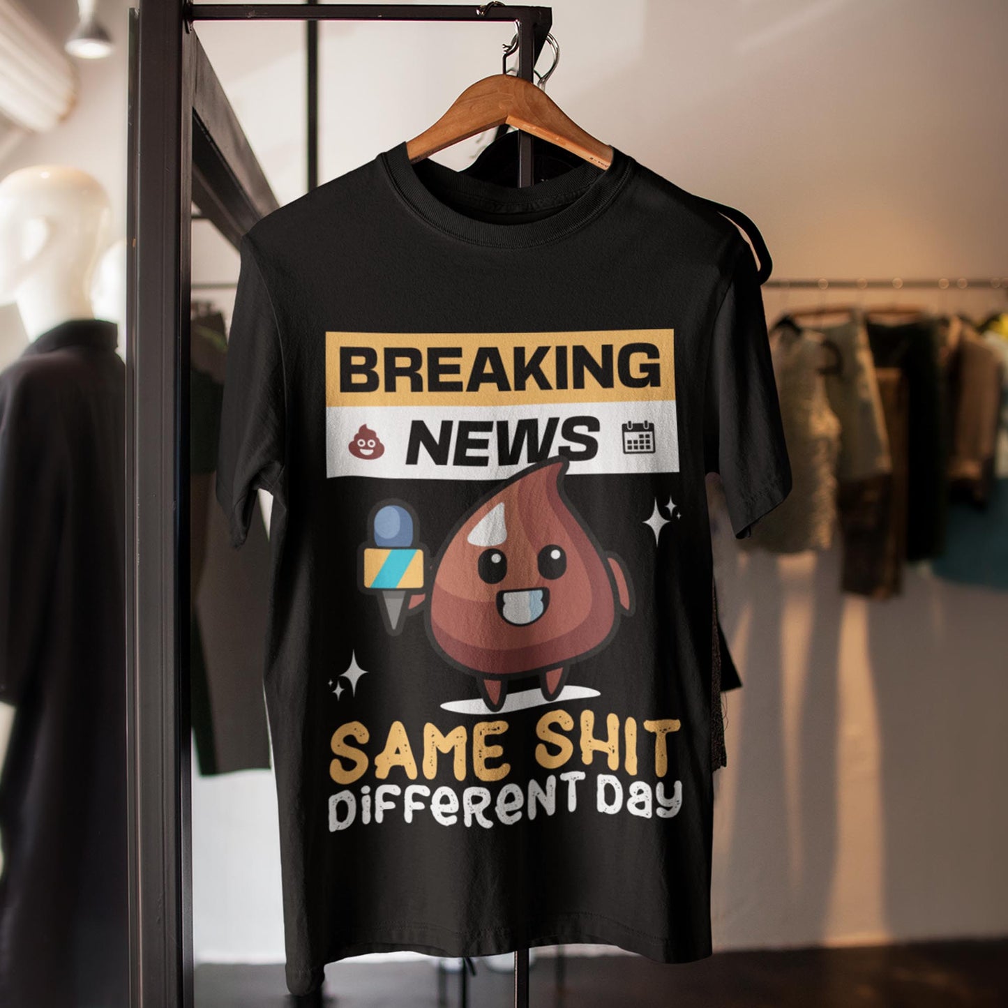 Breaking News - Same Shit Different Day Unisex T-Shirt