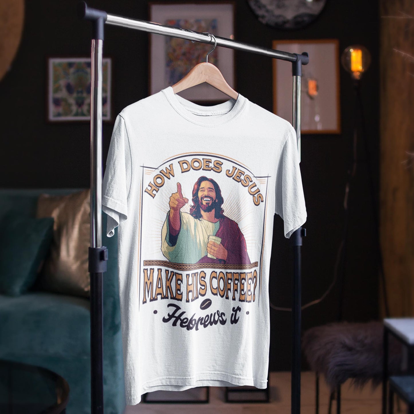 How Does Jesus Make His Coffee? Hebrews It Unisex T-Shirt