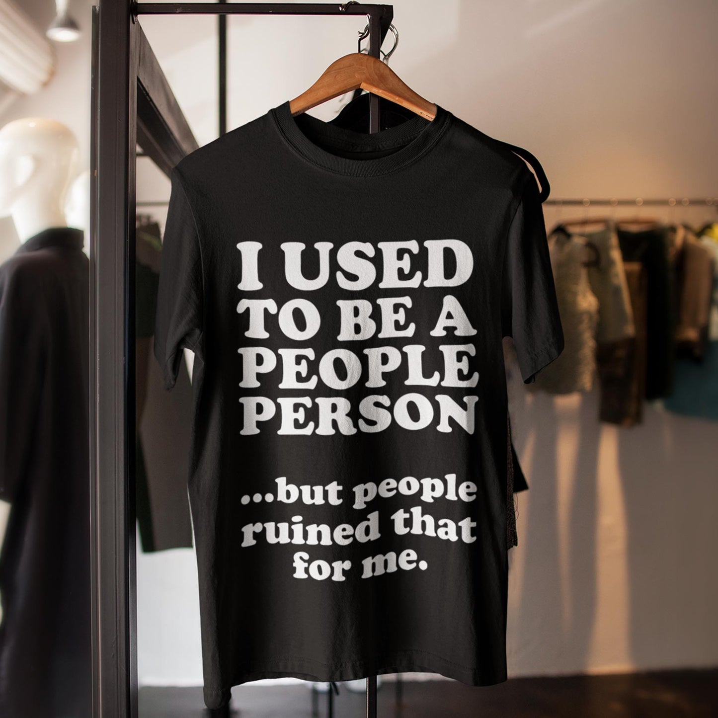 I Used To Be A People Person Unisex T-Shirt