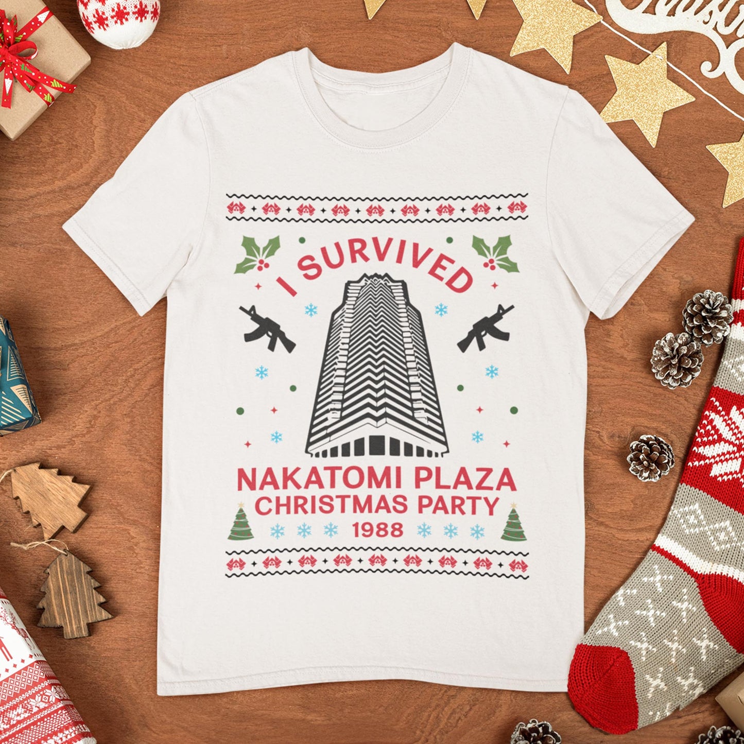 I Survived Nakatomi Plaza Christmas Party T-Shirt